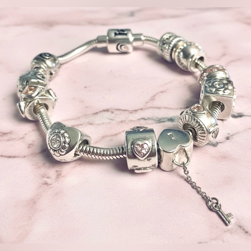 HALIA Sterling Silver Charm Bracelet & Charm Collection. 7.0 in.